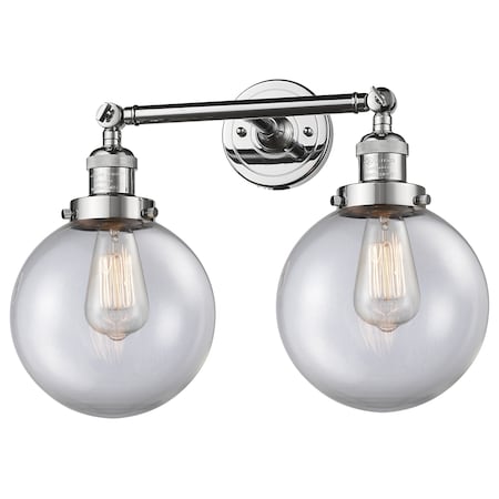 2 Light Vintage Dimmable Led Bathroom Fixture